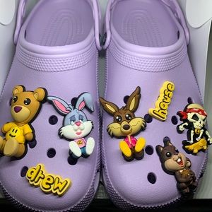 Crocs Classic Clog Justin Bieber with drew house Lavender SIZE 9 MEN 11 WOMEN
